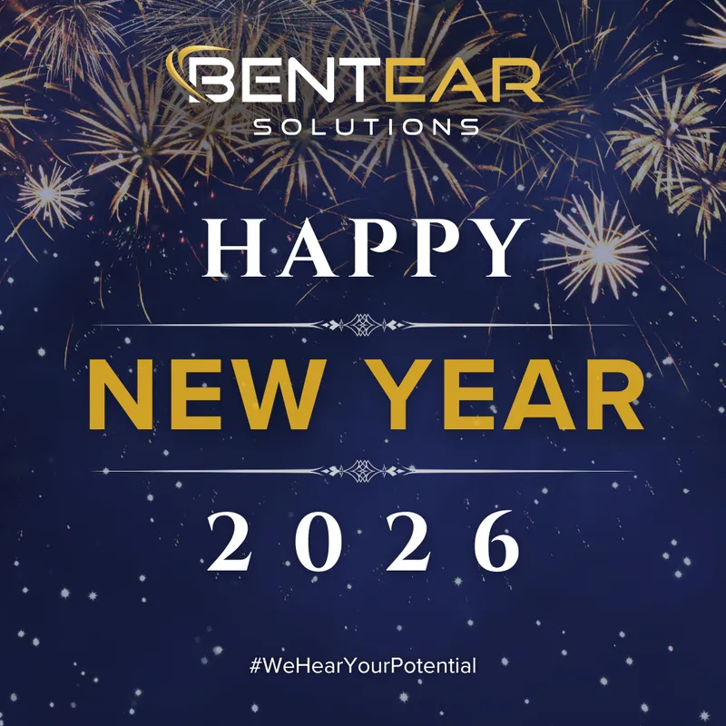 Bent Ear Solutions Happy New Year 2026 graphic
